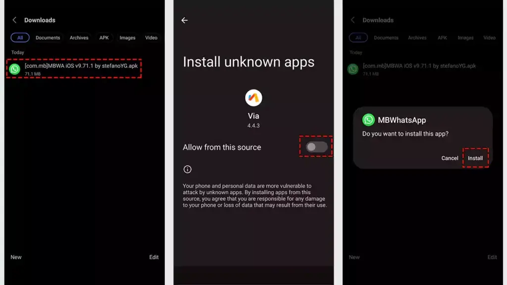 install MB WhatsApp on Android 1024x576 1